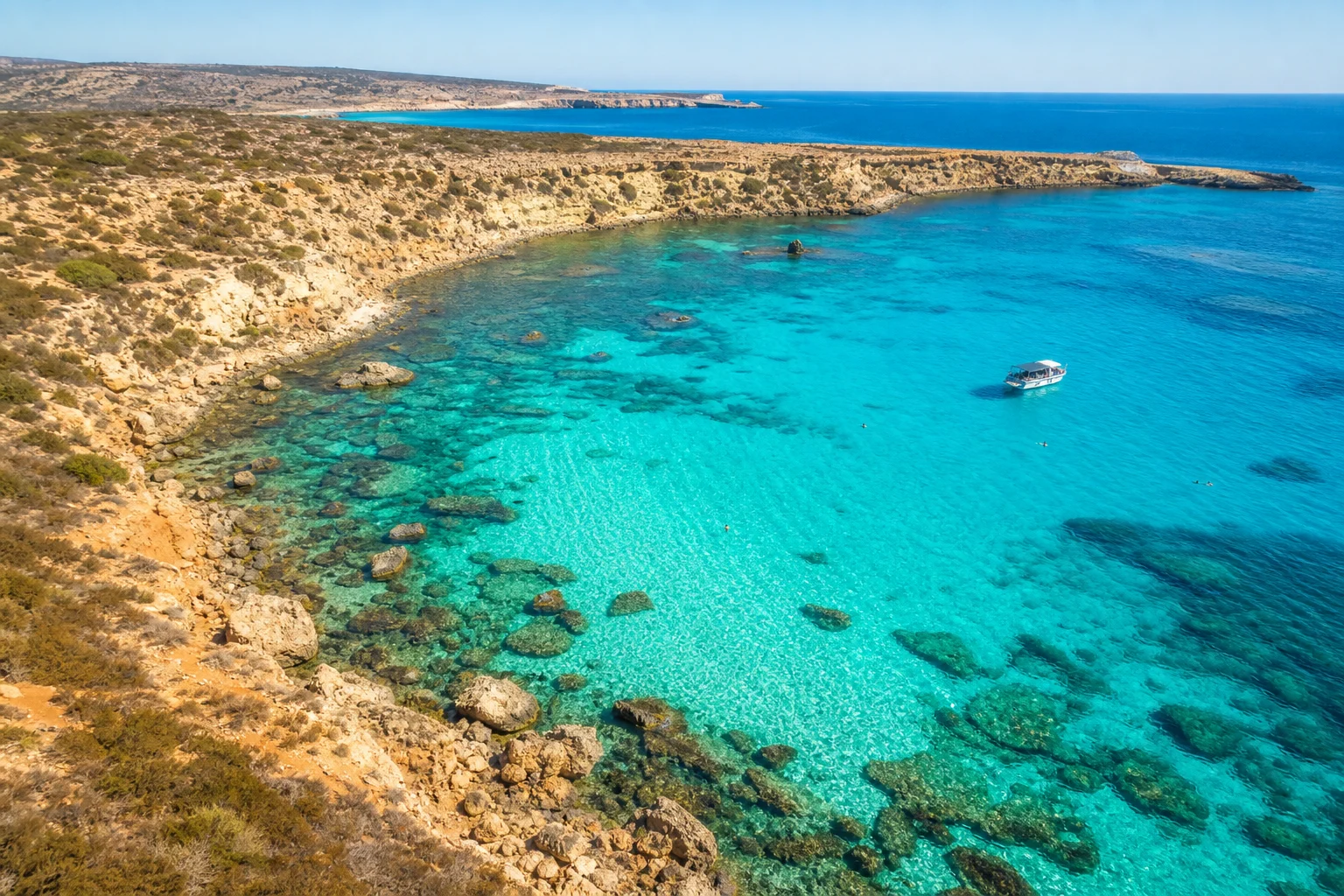Crystal-clear turquoise water at Blue Lagoon